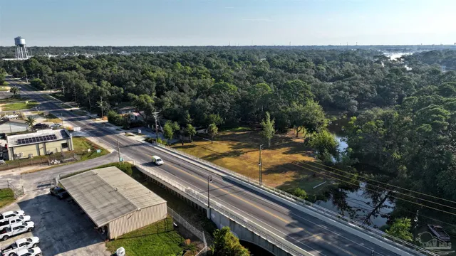 a view of city from the balcony