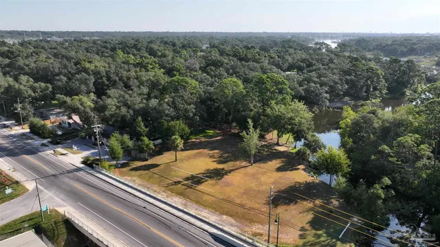 a view of lake with trees