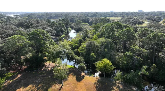 a view of road with trees