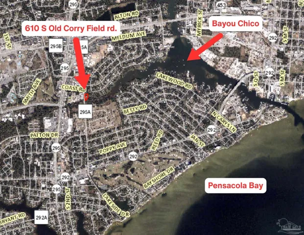 $389,000 | 610 South Old Corry Field Road, Pensacola, FL 32507