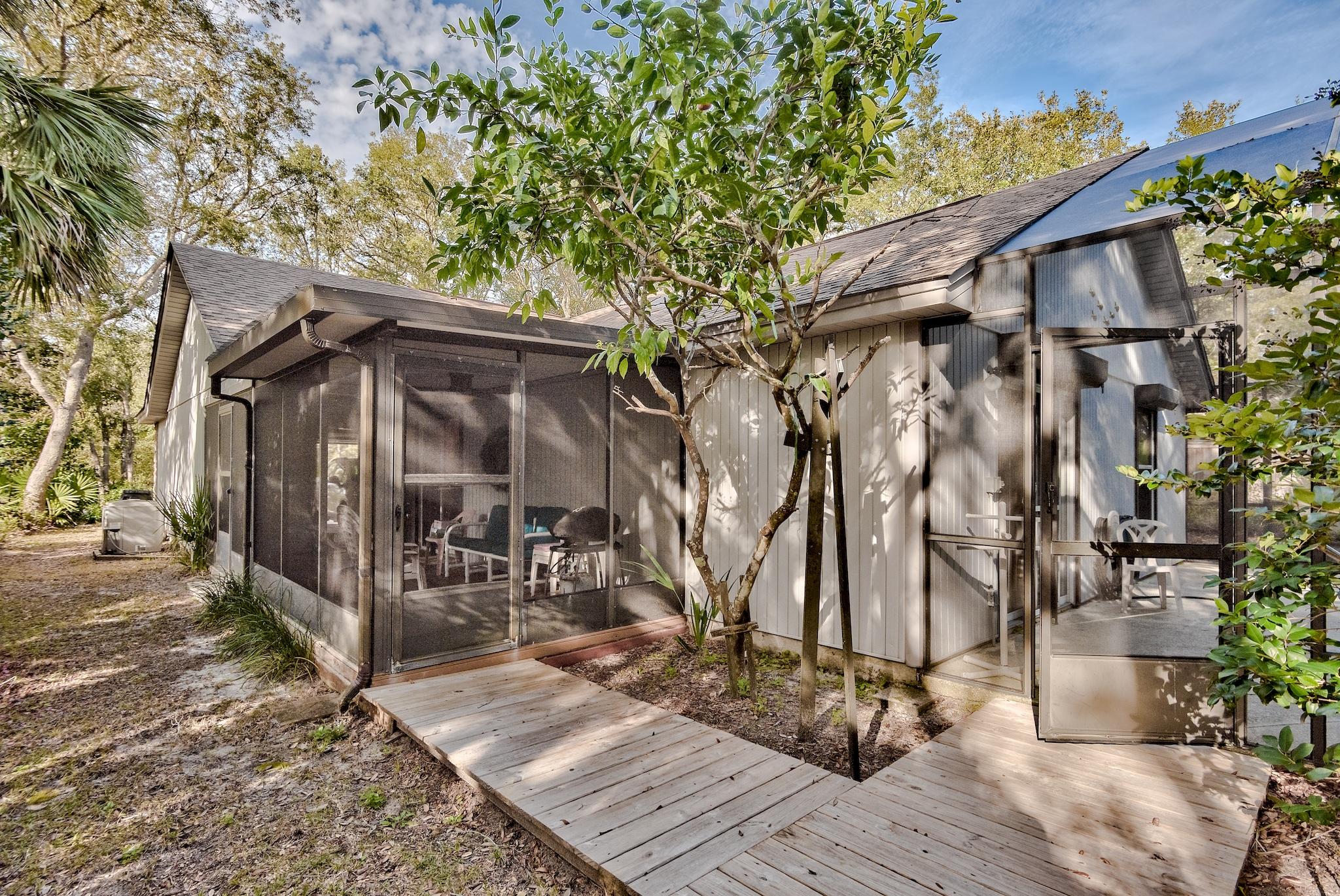 74 South Camp Creek Rd Inlet Beach Inlet Beach, FL 32461 - Photo 21 of 26 a view of a house with large trees