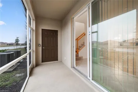 a view of backyard of house