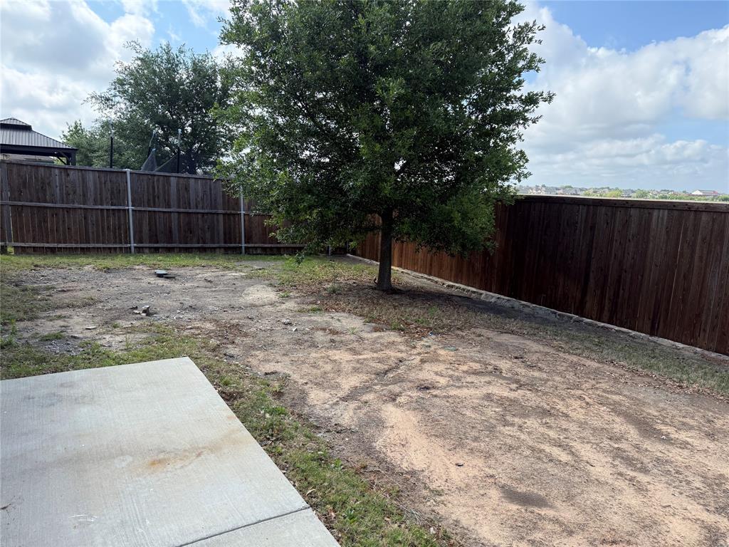 2225 Heaton Street Forney, TX 75126 - Photo 20 of 21 Backyard with small back patio area.