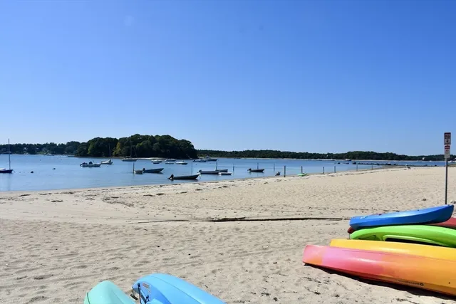 a view of an ocean beach