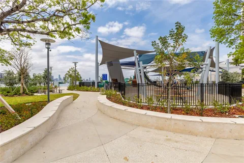 a view of a lake with houses