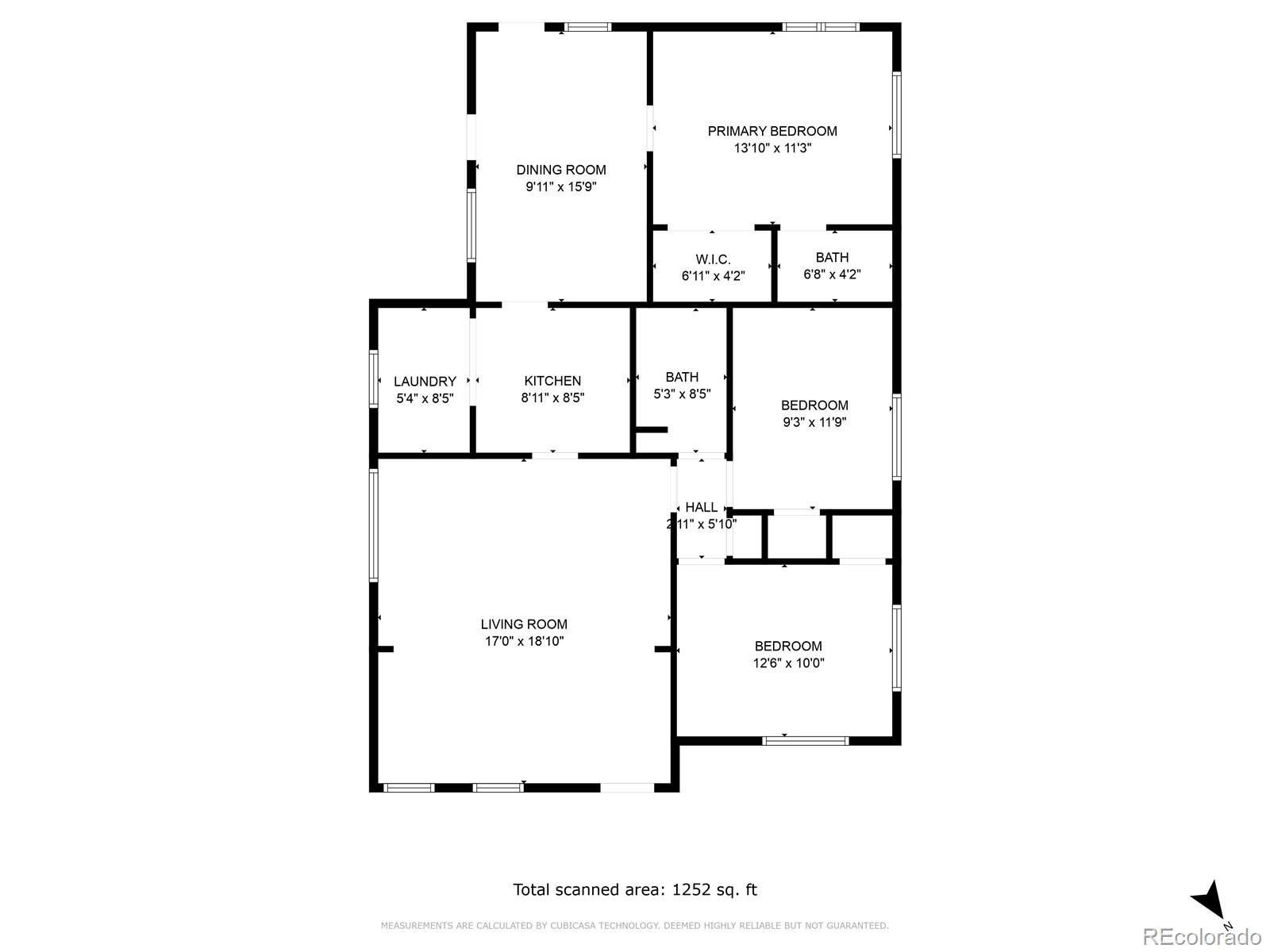 1124 Newark Street Aurora, CO 80010 - Photo 30 of 32 a picture of a floor plan