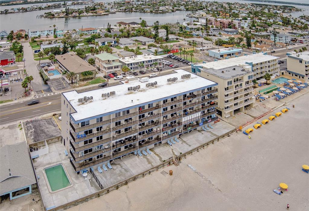14300 Gulf Boulevard, Unit 104 Madeira Beach, FL 33708 - Photo 39 of 42 an aerial view of a city
