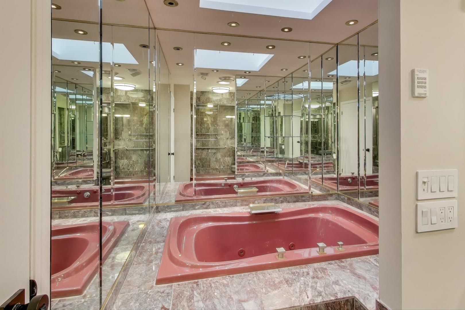 300 Boardwalk Place Park Ridge, IL 60068 - Photo 23 of 52 a bathroom with a tub a sink and shower
