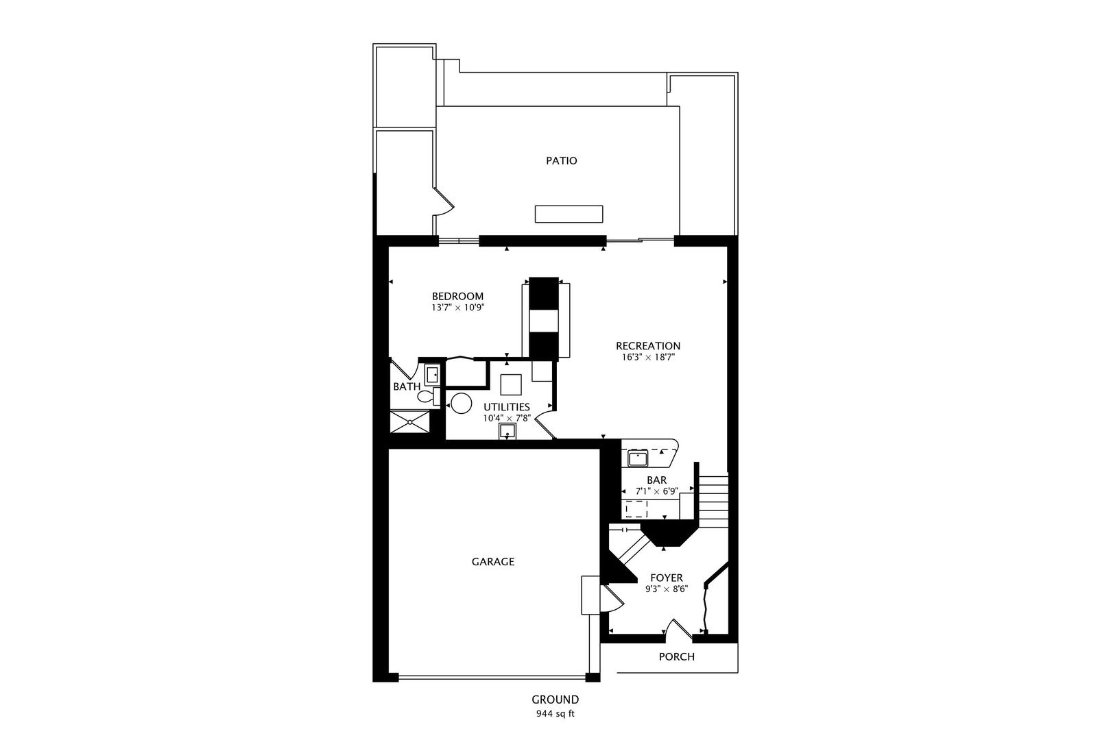 300 Boardwalk Place Park Ridge, IL 60068 - Photo 49 of 52 a picture of floor plan