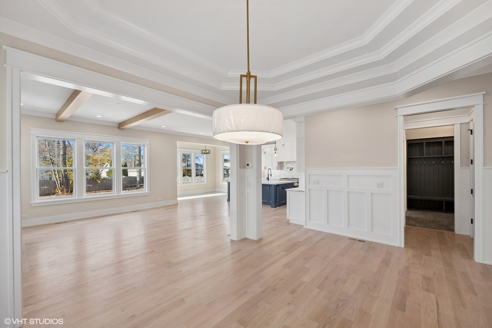 648 Saylor Avenue Elmhurst, IL 60126 - Photo 5 of 27 a view of a room with wooden floor fireplace and windows