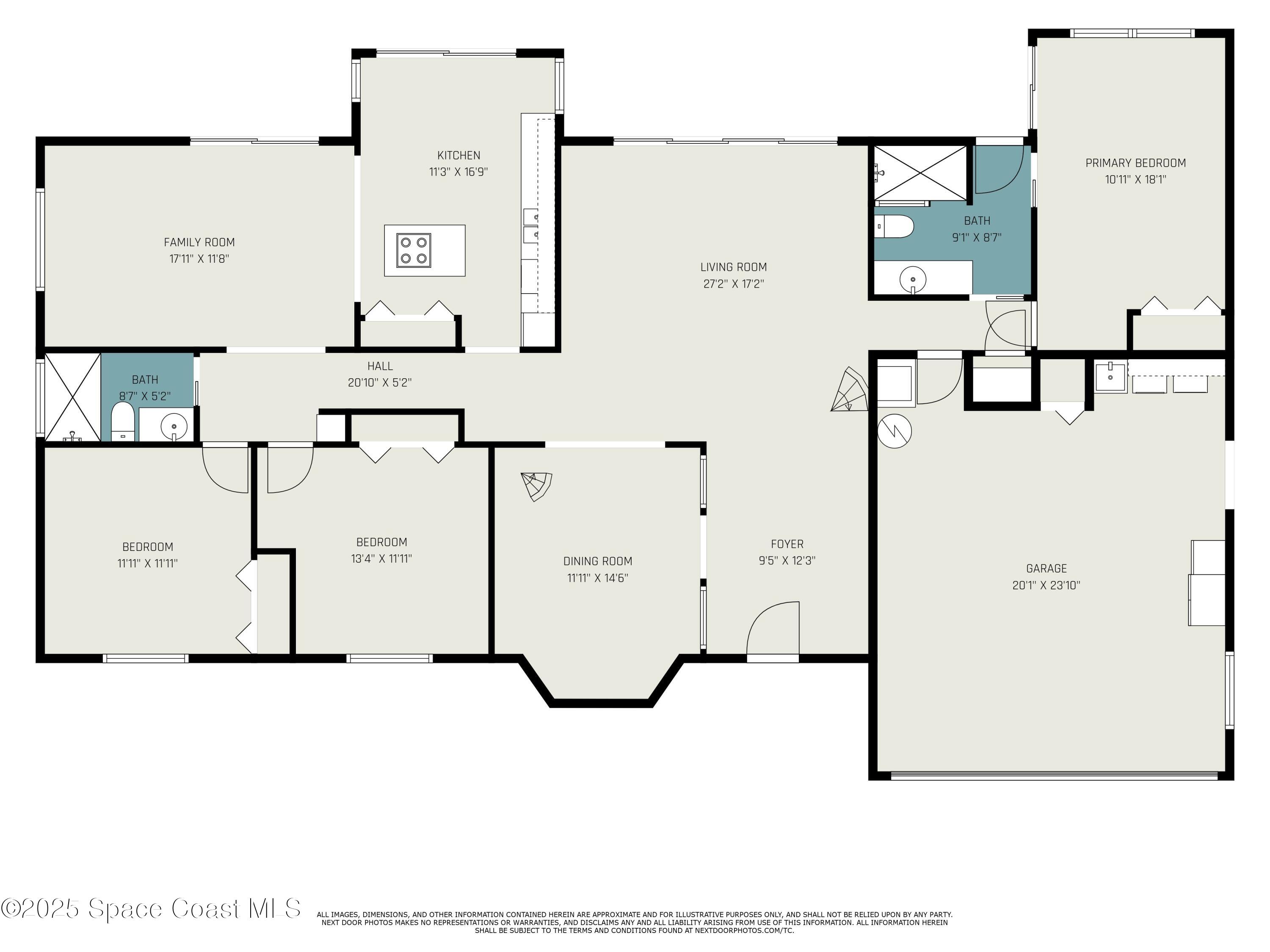 1635 Sandpiper Street Merritt Island, FL 32952 - Photo 2 of 31 a picture of a floor plan