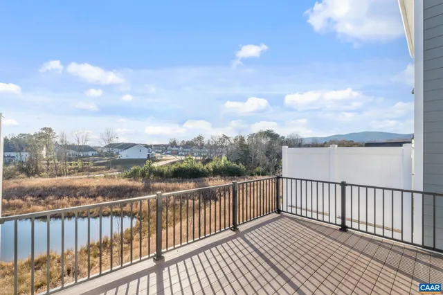 a view of city from a balcony