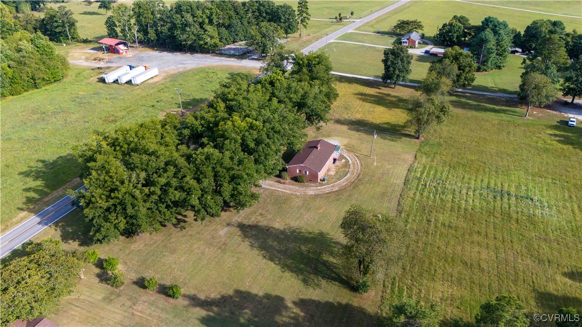 2600 Brunswick Road Blackstone, VA 23824 - Photo 21 of 35 Aerial view with a rural view