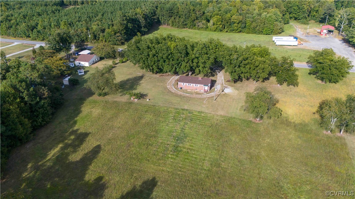 2600 Brunswick Road Blackstone, VA 23824 - Photo 23 of 35 Drone / aerial view with a rural view