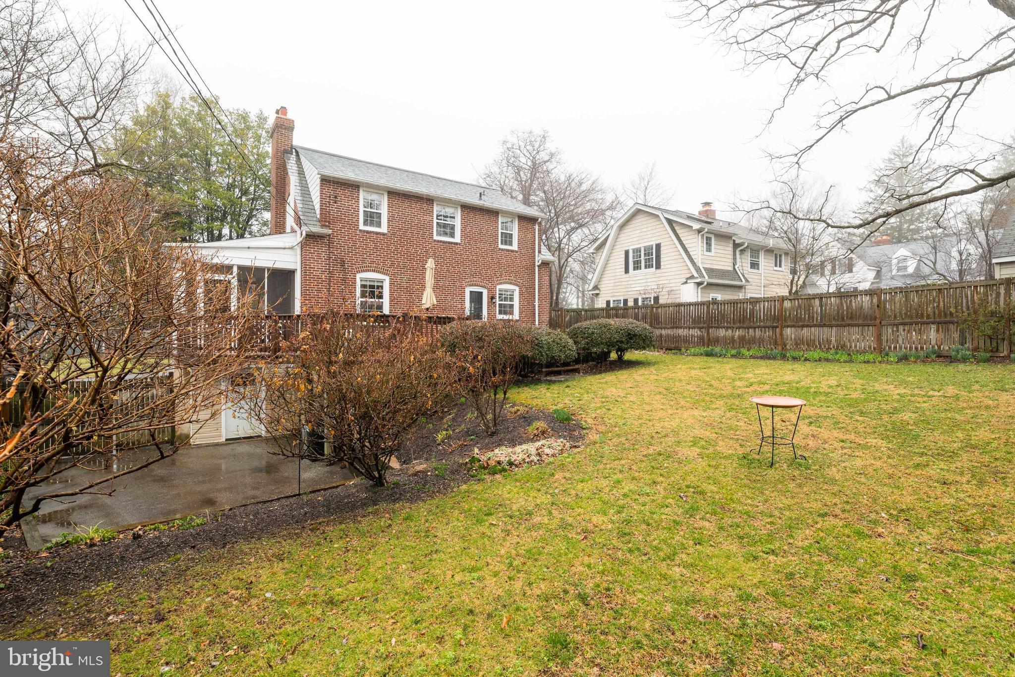 112 Greenbrier Road Towson, MD 21286 - Photo 28 of 37 View of house from rear of yard. Nice lot!