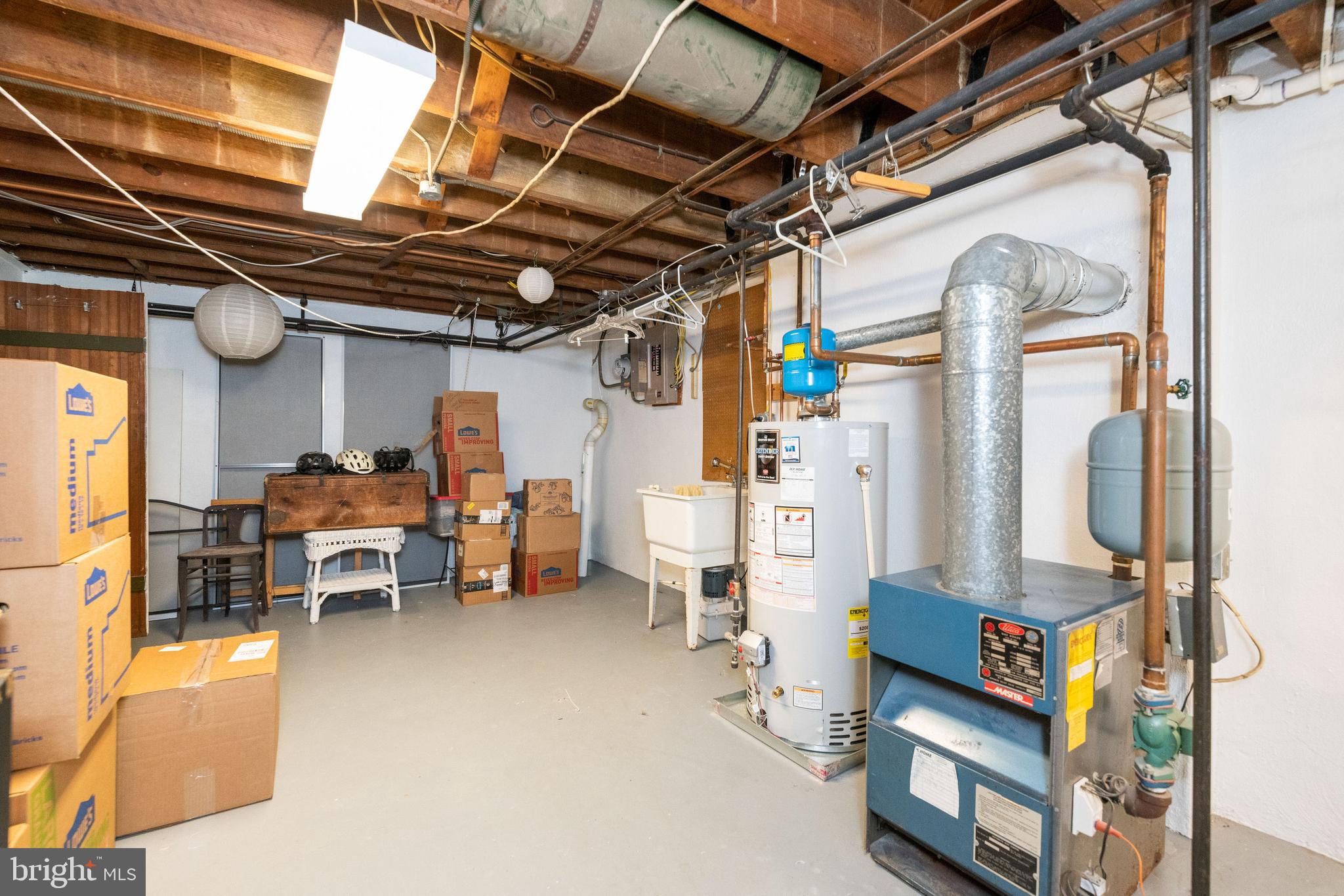 112 Greenbrier Road Towson, MD 21286 - Photo 36 of 37 Lower Level utility & huge storage areas.
