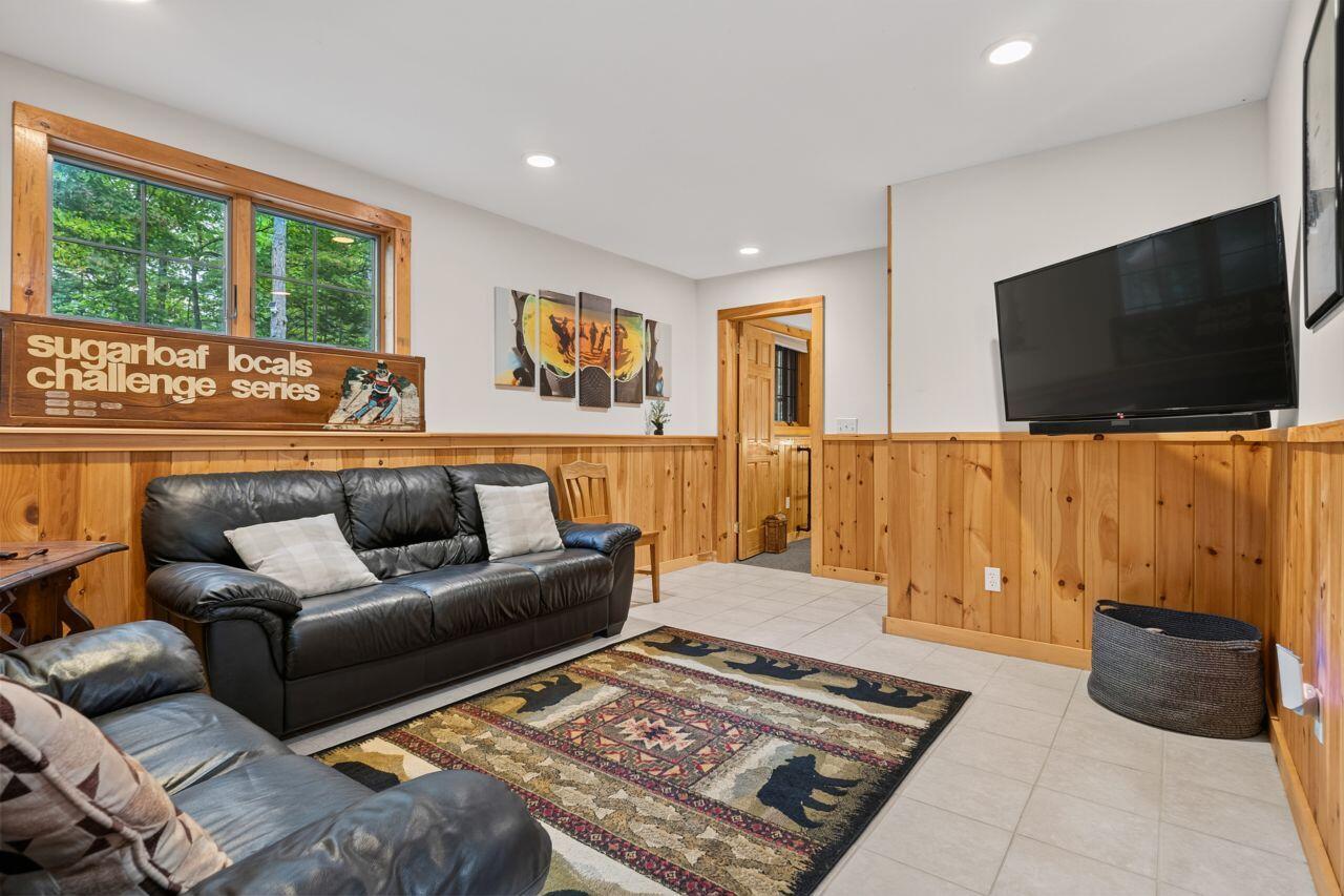2016 Brook Falls Road Carrabassett Valley, ME 04947 - Photo 29 of 51 Downstairs Living Area