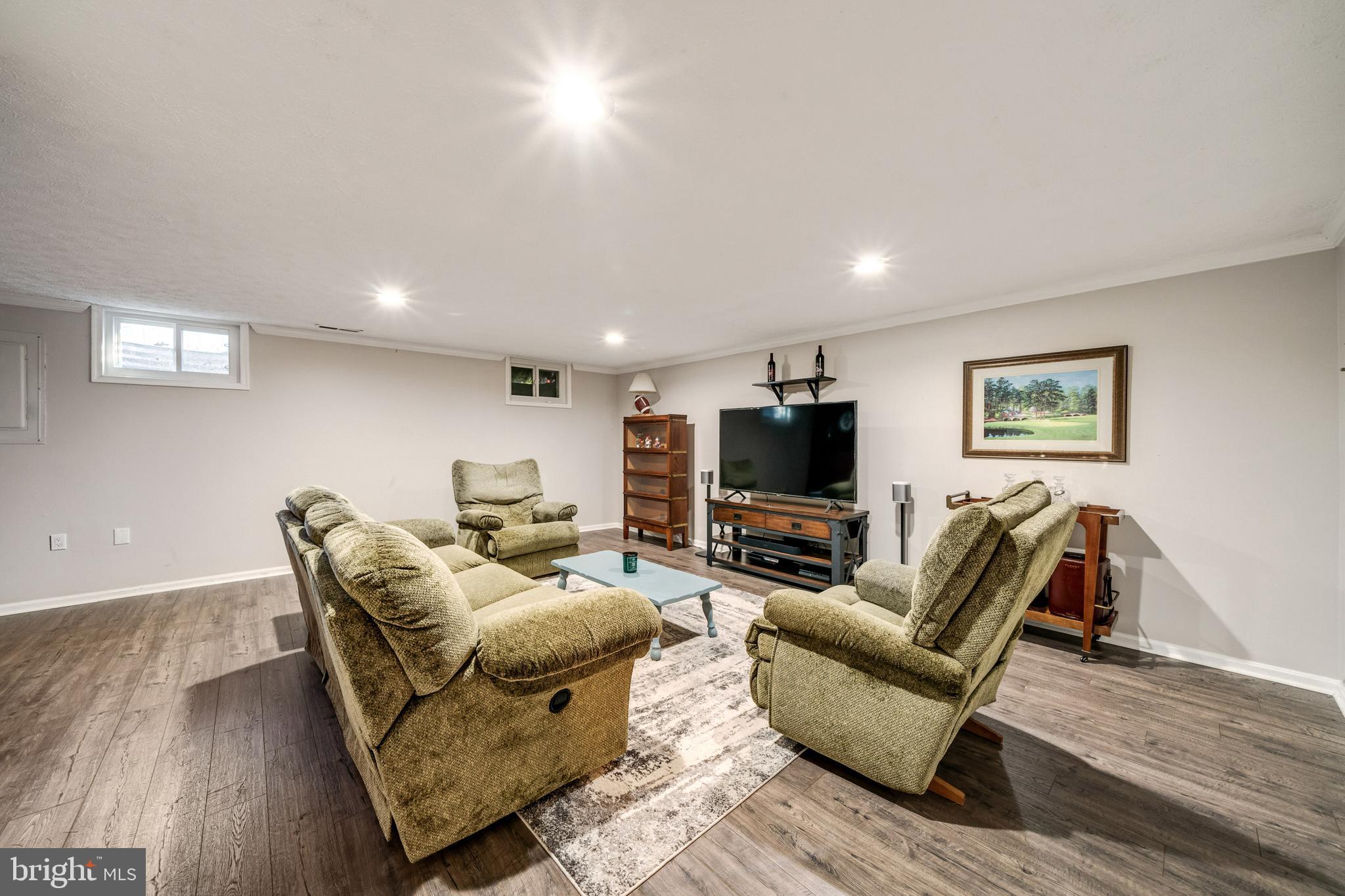 7251 Kousa Lane Springfield, VA 22152 - Photo 21 of 31 Full basement- updated laminate wood flooring!