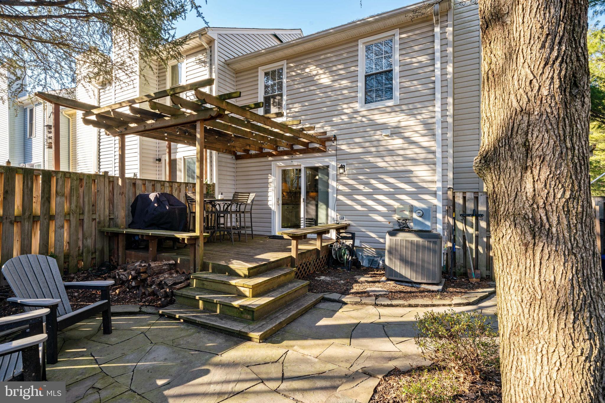 7251 Kousa Lane Springfield, VA 22152 - Photo 28 of 31 Stone patio & fully fenced yard