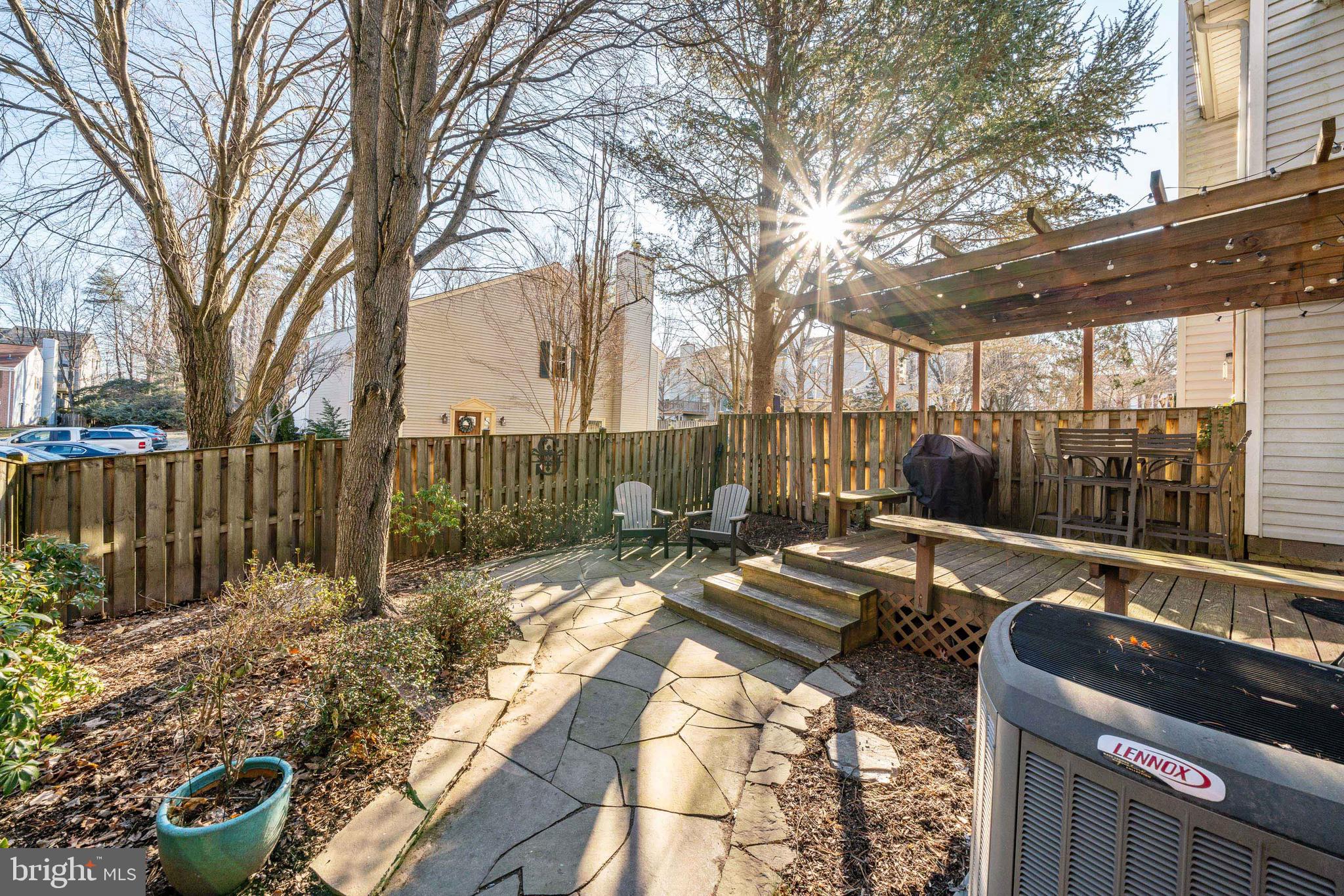 7251 Kousa Lane Springfield, VA 22152 - Photo 29 of 31 fully fenced yard- low maintenance landscaping!