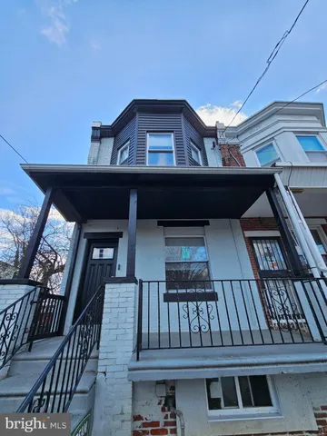 a front view of a house with balcony