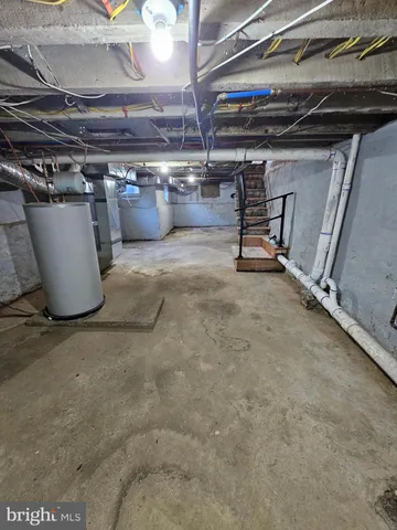 a view of storage and utility room