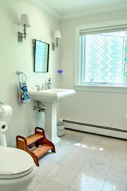 5 3rd Street Ayer, MA 01432 - Photo 20 of 42 a bathroom with a sink toilet and a mirror