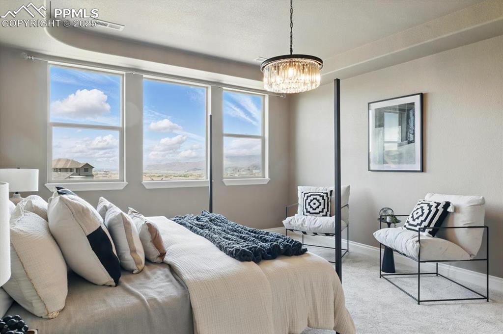 4577 Outlook Ridge Trail Colorado Springs, CO 80924 - Photo 21 of 45 a bedroom with bed and a window