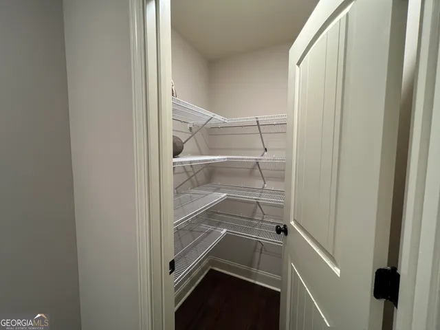 a view of walk in closet