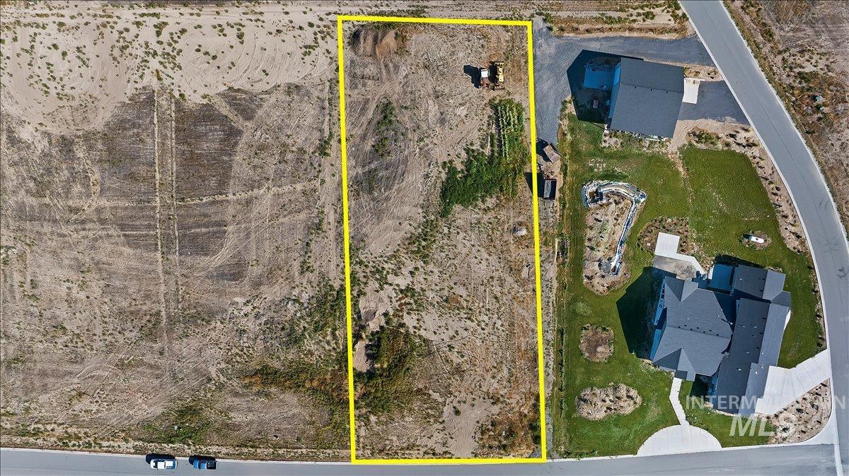 72 Victoria Street Jerome, ID 83338 - Photo 14 of 16 Aerial overview of property's location with property parcel outlined