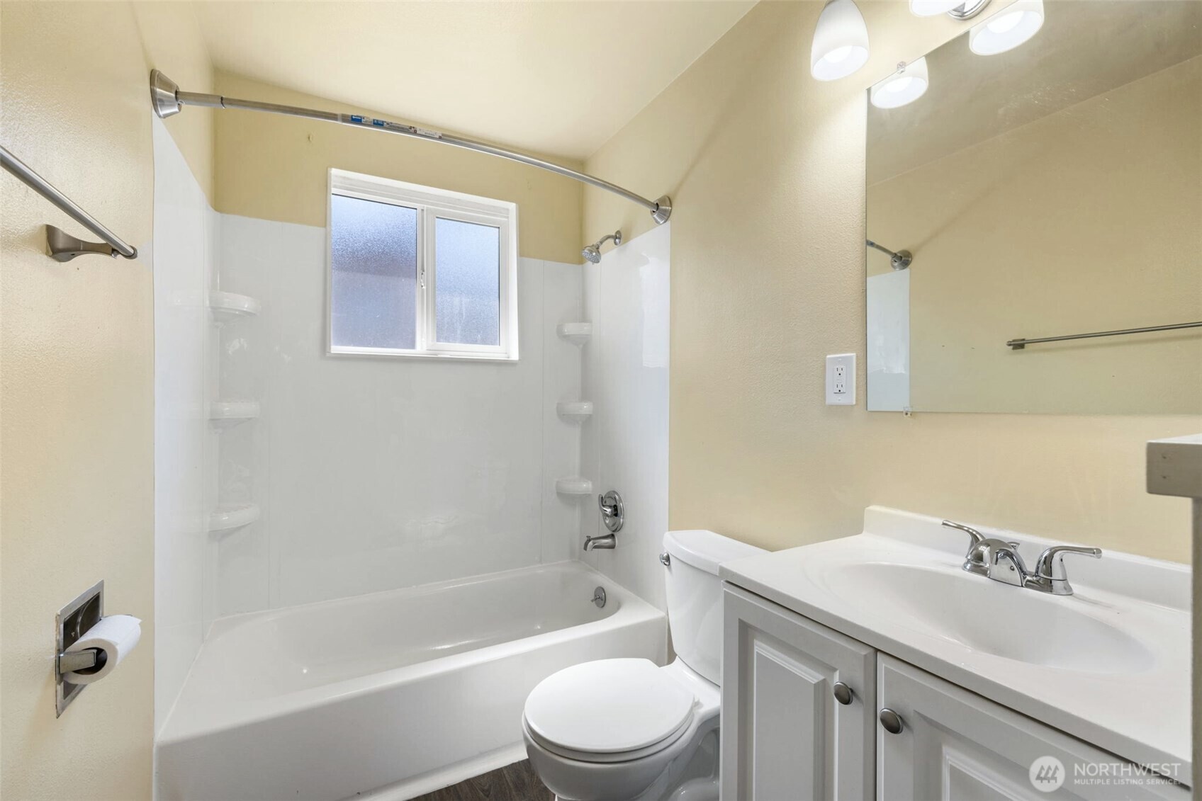 6705 Delridge Way Southwest Seattle, WA 98106 - Photo 17 of 21 a bathroom with a sink toilet and shower