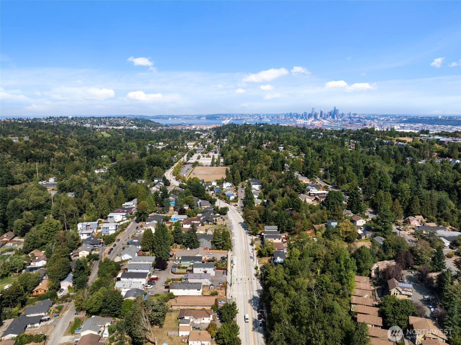 6705 Delridge Way Southwest Seattle, WA 98106 - Photo 20 of 21 an aerial view of a city