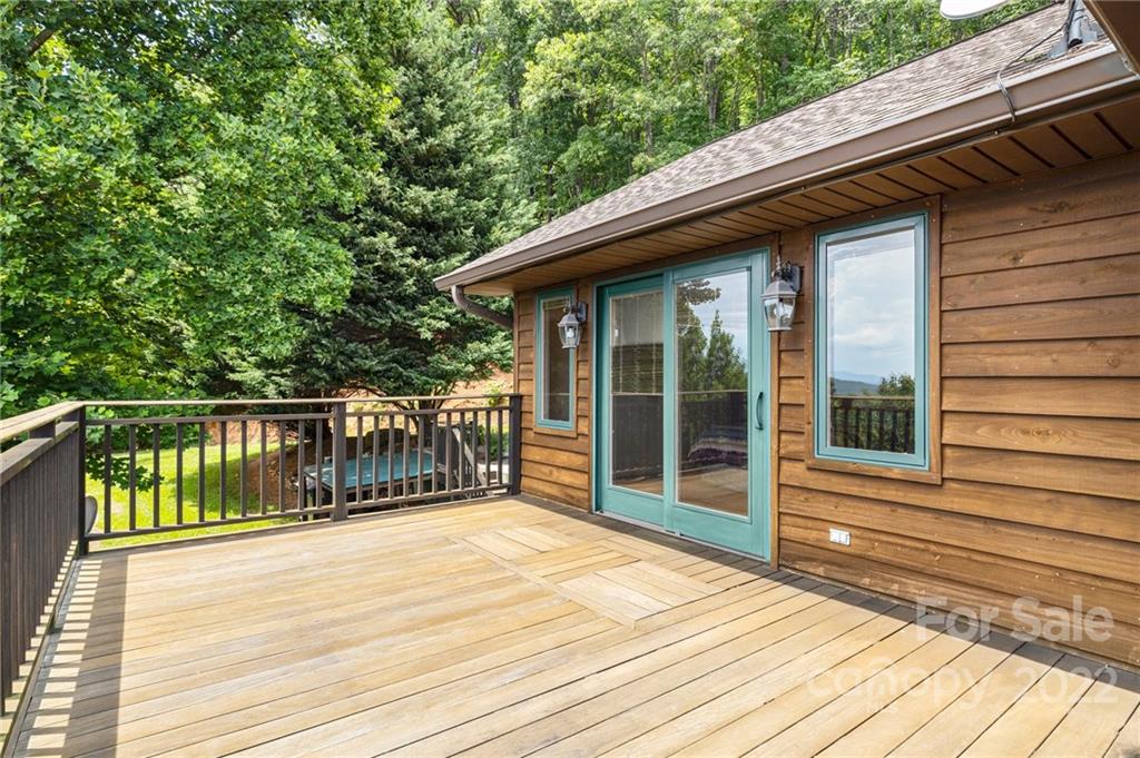 428 Smith Road Columbus, NC 28722 - Photo 20 of 48 a view of a wooden deck