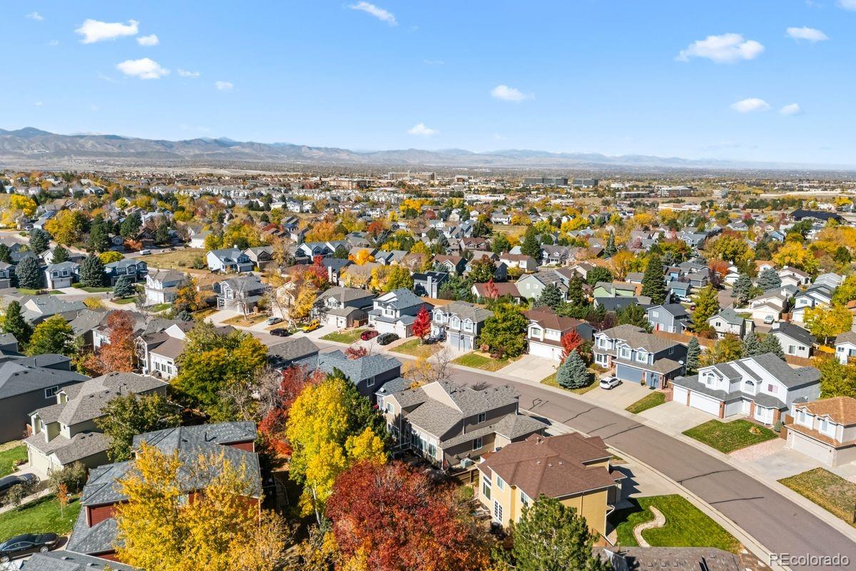 450 Bexley Lane Highlands Ranch, CO 80126 - Photo 38 of 41 an aerial view of a city