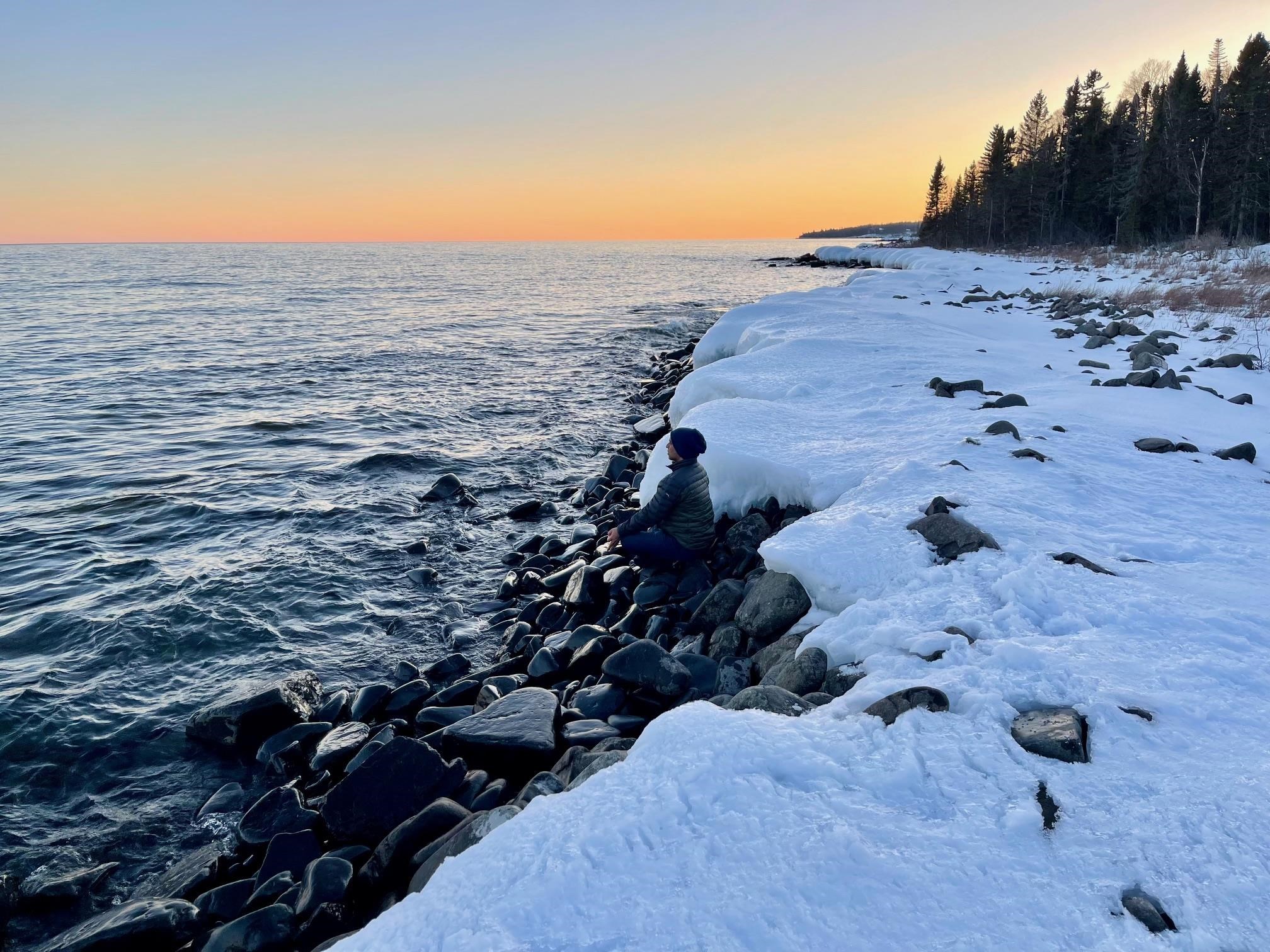 188 Stonegate Road Hovland, MN 55606 - Photo 30 of 33 Water view in winter