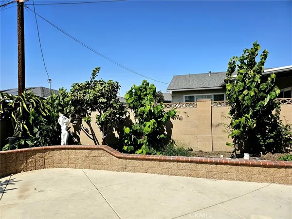a view of a garden