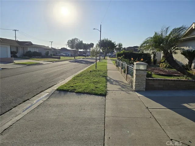 a view of a house with a garden