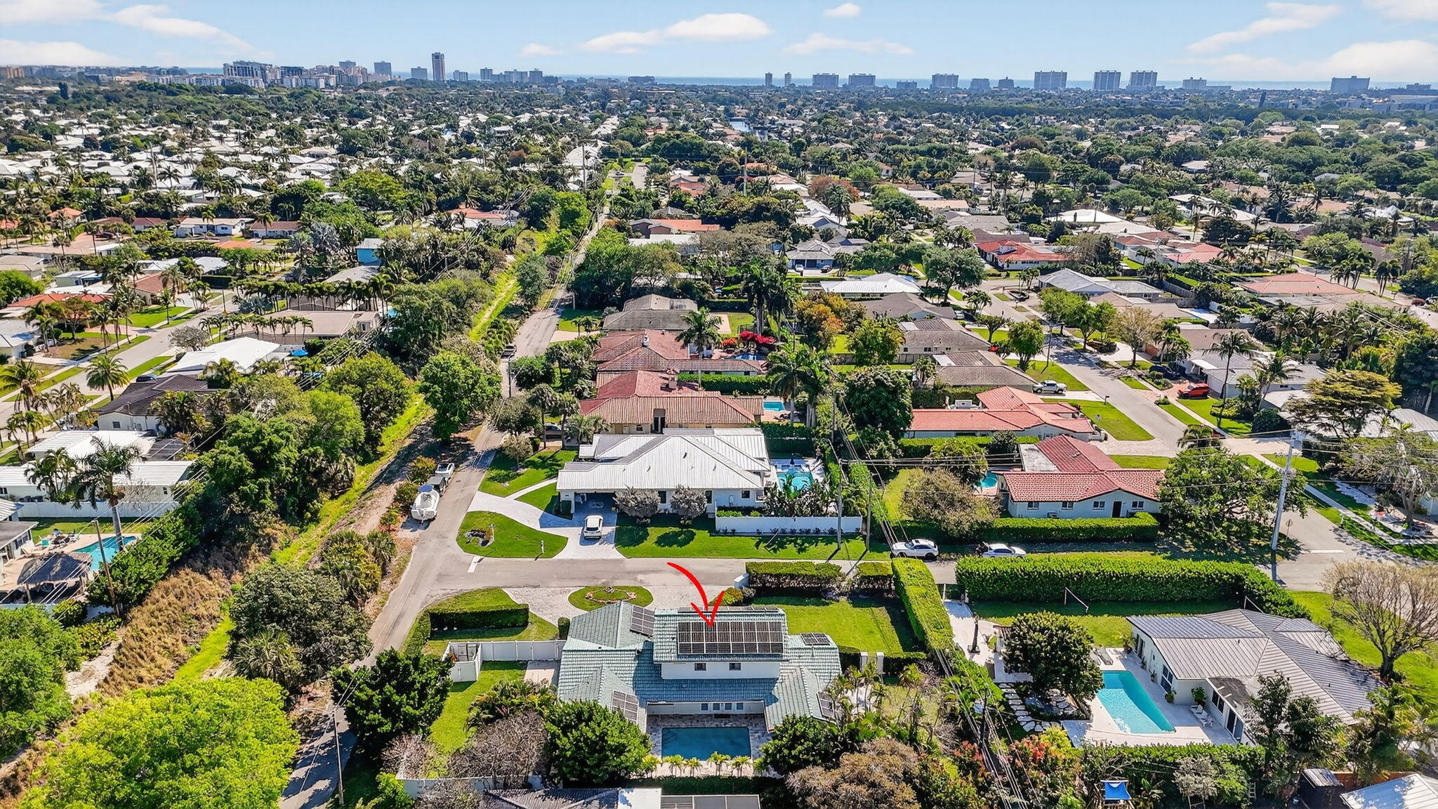 1455 Isabel Road East Boca Raton, FL 33486 - Photo 32 of 33 Aerial