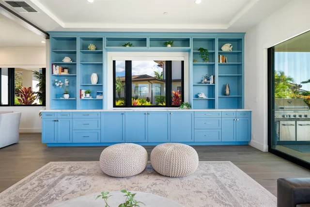 a room with furniture and window