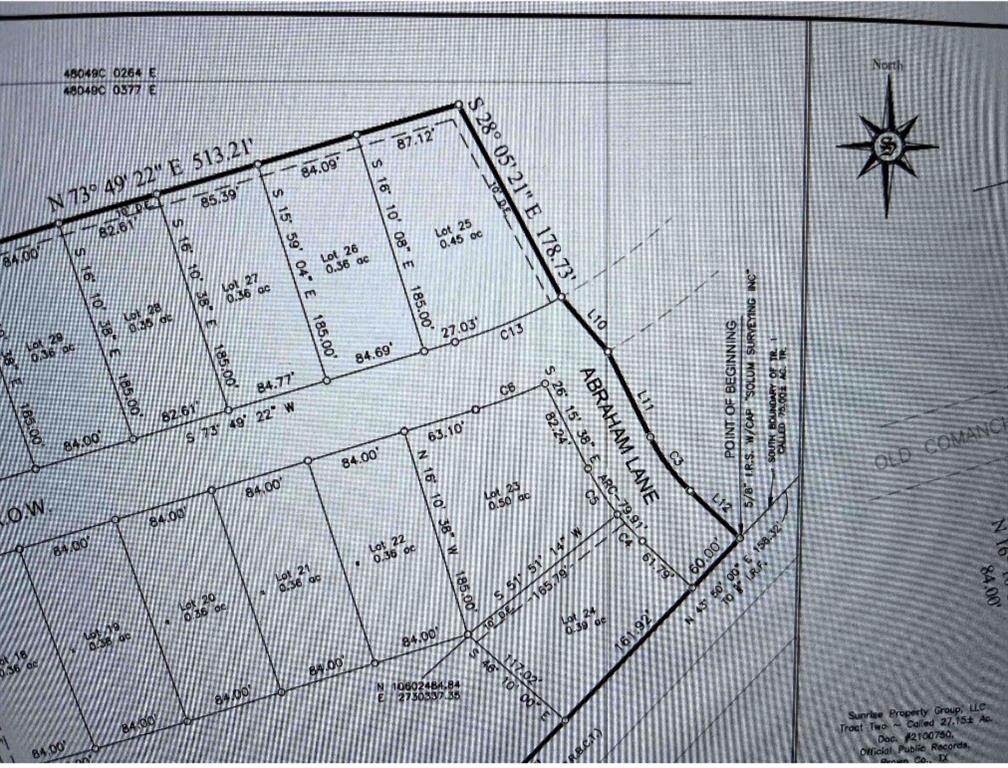 121 Gunner Trail Early, TX 76802 - Photo 25 of 25 Map of parcels