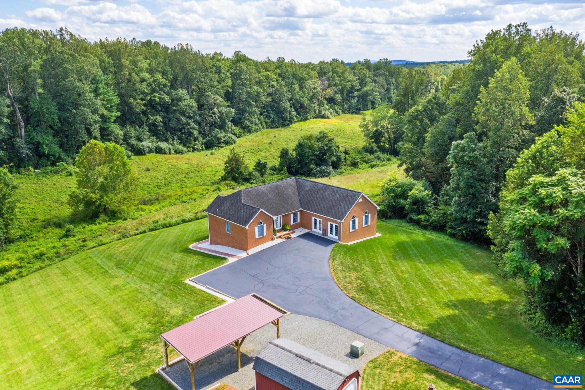 105 Squirrel Path Stanardsville, VA 22973 - Photo 15 of 67 an aerial view of a house