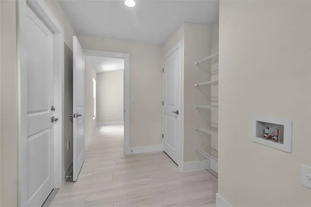 a view of empty room