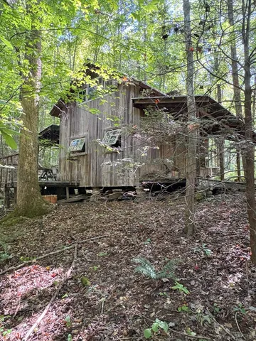 a view of a back yard of the house