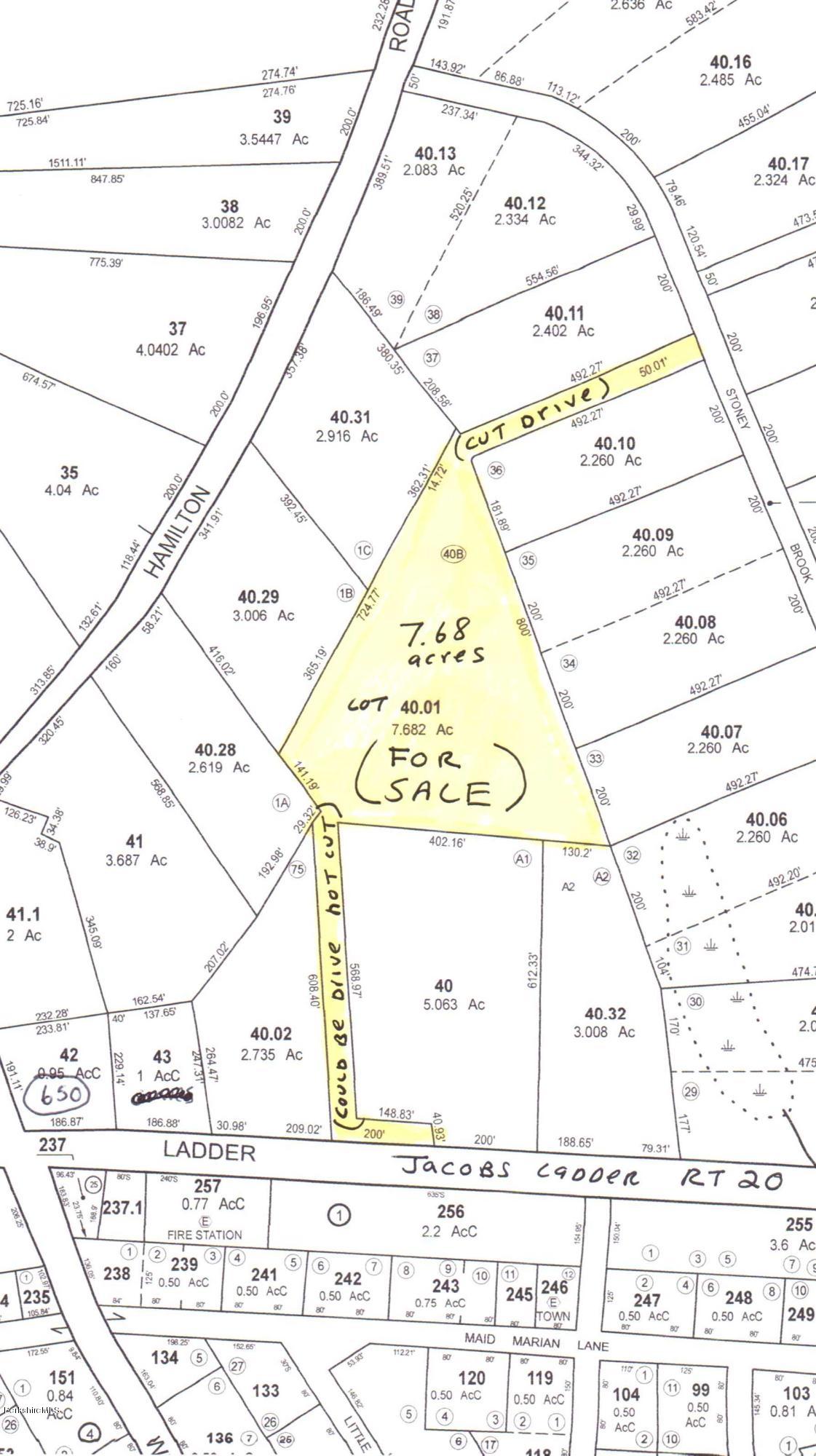 Lot 40.01 Jacobs Ladder Road Becket, MA 01223 - Photo 5 of 9 map of property