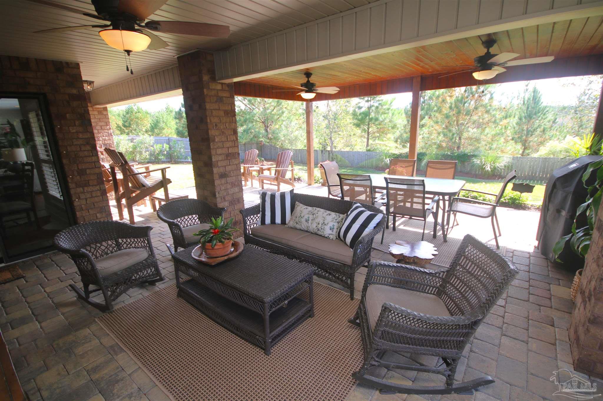 5790 Dunridge Drive Pace, FL 32571 - Photo 46 of 50 ceiling fans w/ remodel.Motion sensor solar lights