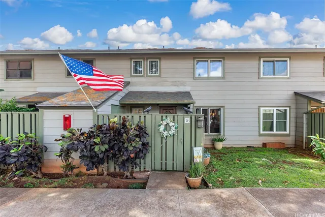 a view of front door of house