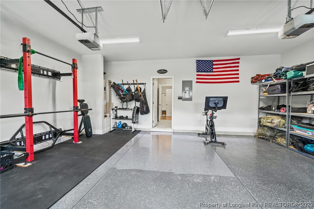 68 Spruce Hollow Circle Spring Lake, NC 28390 - Photo 19 of 48 a view of a room with gym equipment