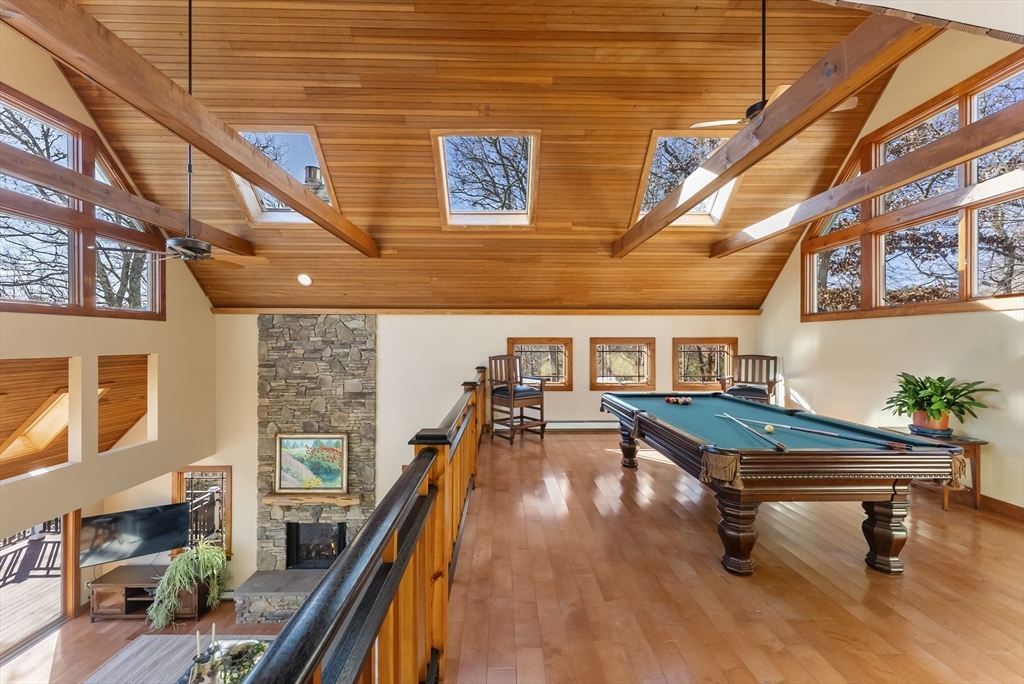 82 Lake Road Plymouth, MA 02360 - Photo 25 of 42 a backyard of a house with barbeque oven table and chairs