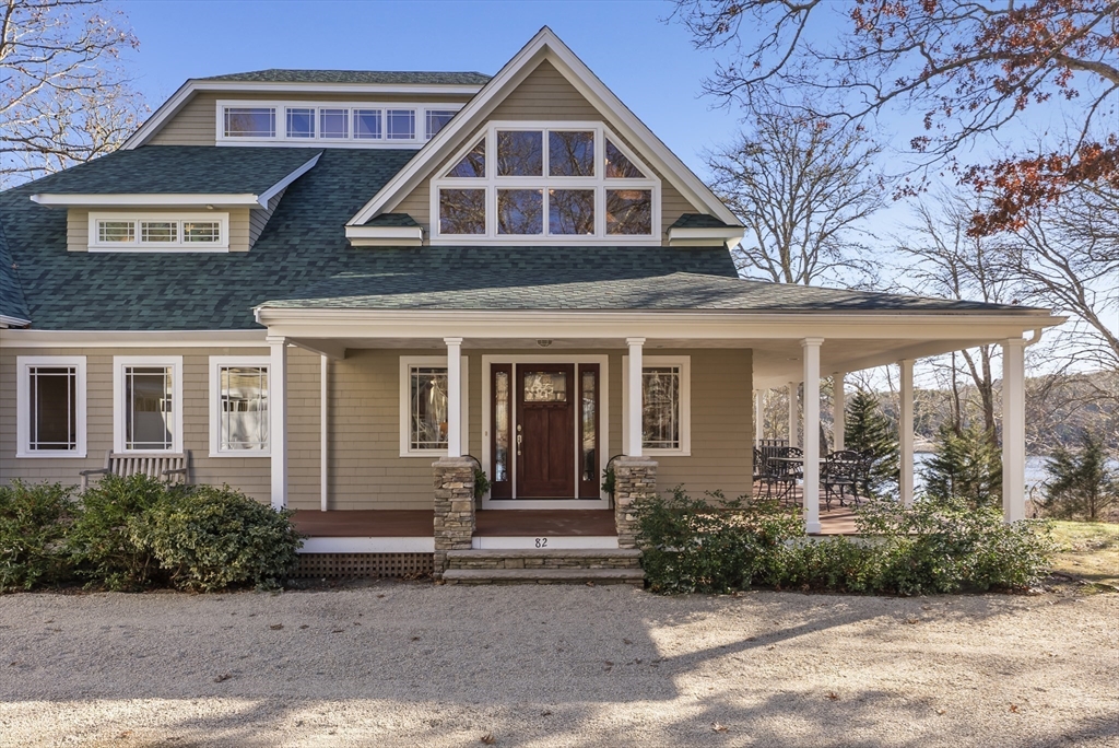 82 Lake Road Plymouth, MA 02360 - Photo 9 of 42 a front view of a house with garden