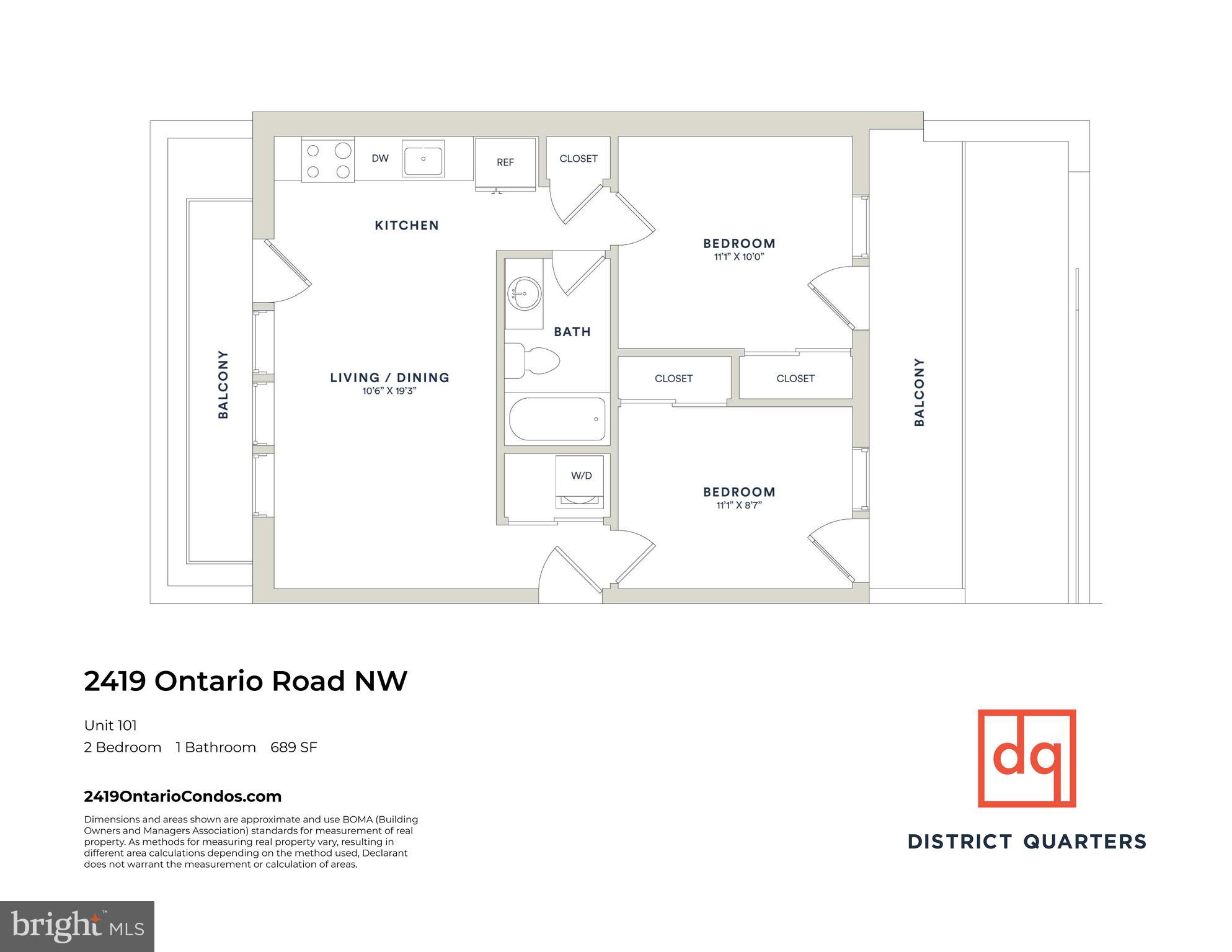 2419 Ontario Road Northwest, Unit 101 Washington, DC 20009 - Photo 2 of 2